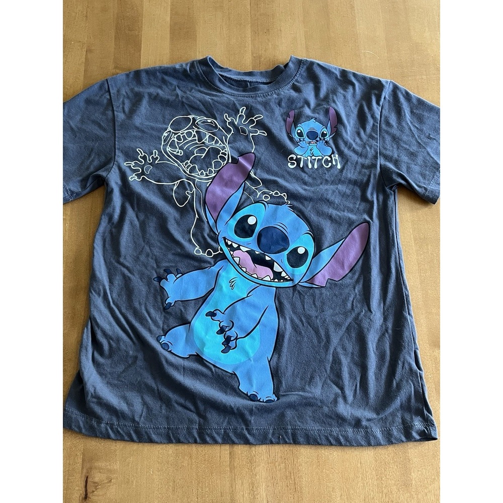 Disney Stitch Short Sleeve Graphic Tee Shirt Cotton Size‎ Small Hybrid Apparel